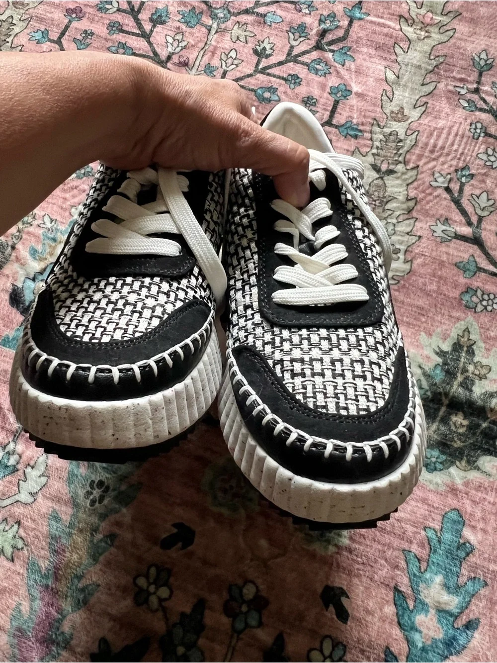 Universal Thread Tweed-Effect Platform Sneakers